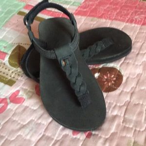 Rainbow sandals for little girl